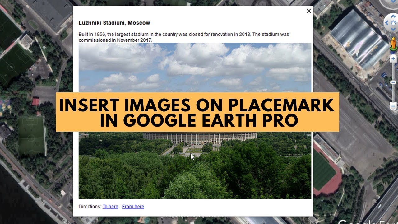 How to Insert Images on Placemark in Google Earth Pro - YouTube image.