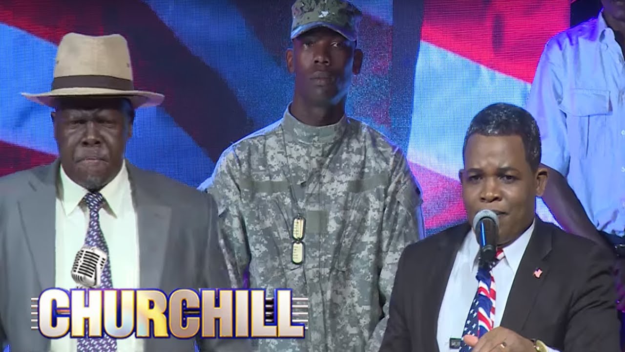 Throwback: Barack Obama Meets Raila Odinga on Churchill Show - YouTube