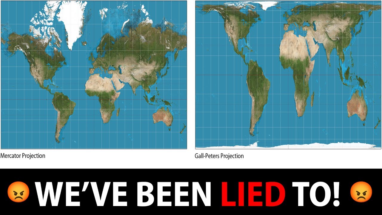 Peters Projection Map Vs