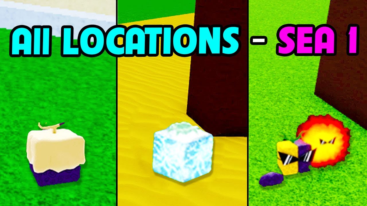 All Locations Spawn Fruit in Sea 1 - Actually Found in Blox Fruits ...