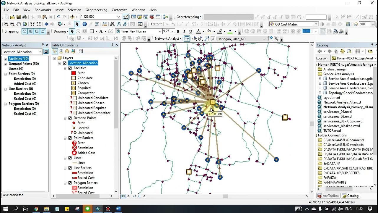 07 Location Allocation Analysis - Network Analysis ArcGIS - YouTube