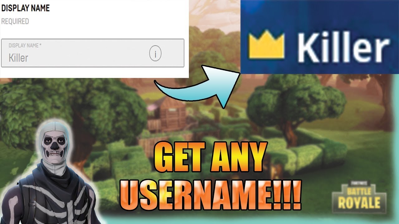 How To Get Any Fortnite Name! Invisible Space | Fortnite Battle Royale ...