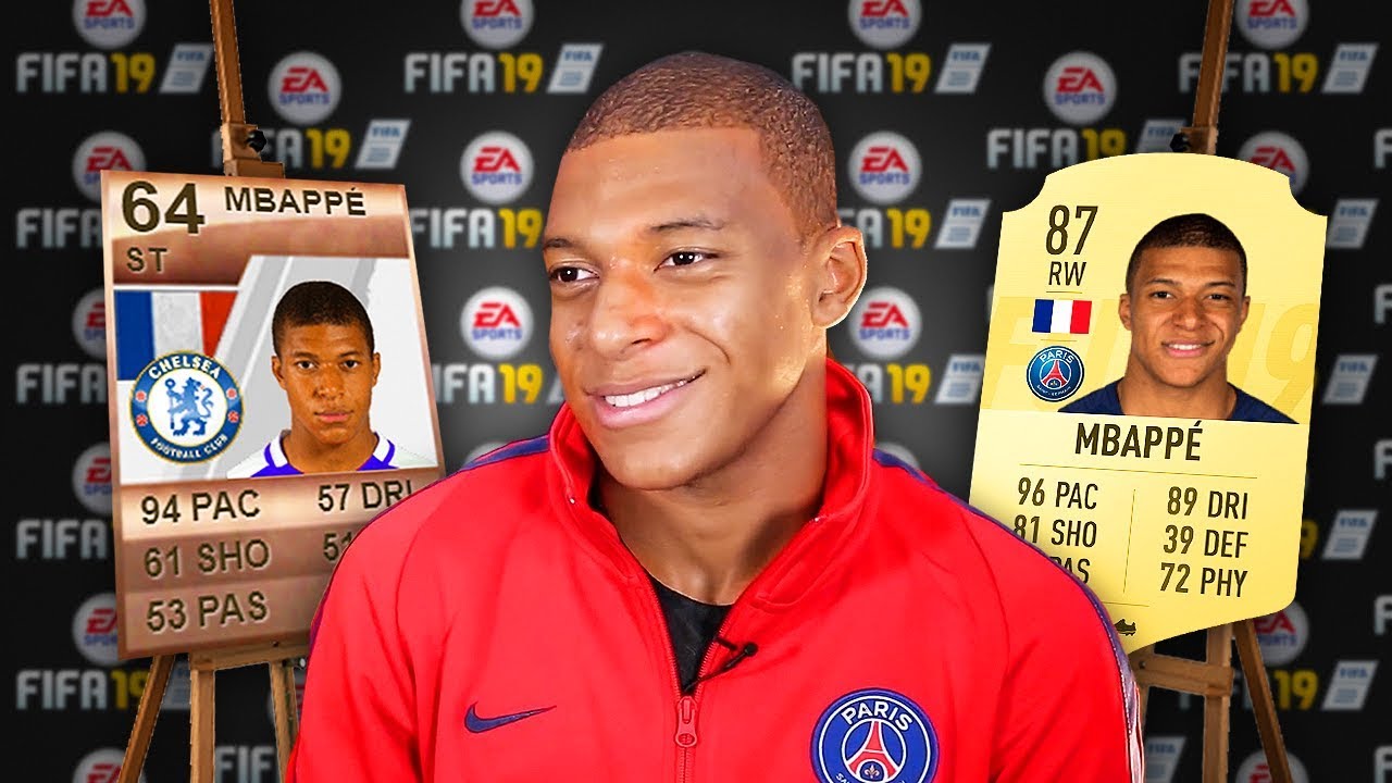 5 FAMOUS Footballers & Their FIFA 19 RATINGS Then and NOW! (Mbappe ...