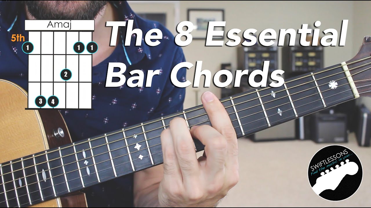 Guitar Bar Chords Chart For Beginners