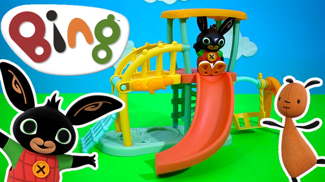 I am Playing with Bing Bunny Cbeebies Playground Toy - YouTube