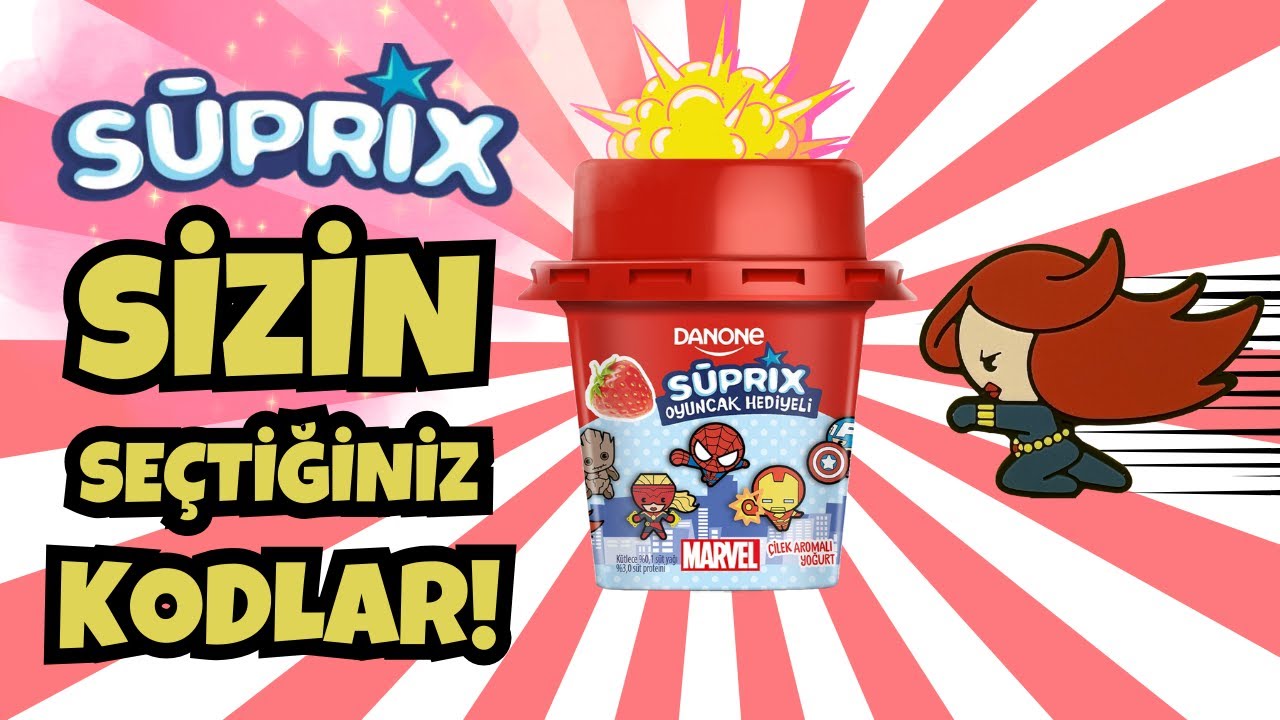 Danone Süprix Marvel Sizin Seçtiğiniz Kodları Açıyorum! - YouTube