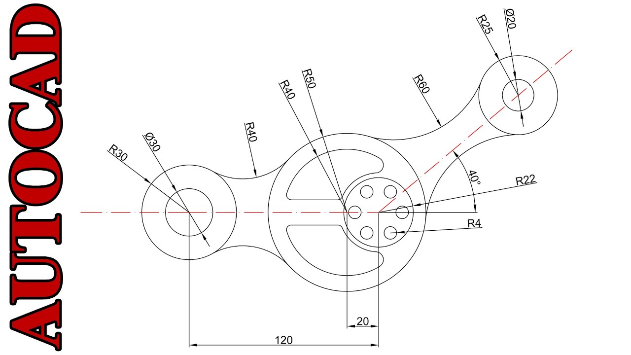 AutoCAD 2D Drawing Examples