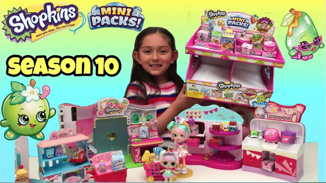 SHOPKINS Season 10 MINI Packs - Collectors Edition - YouTube