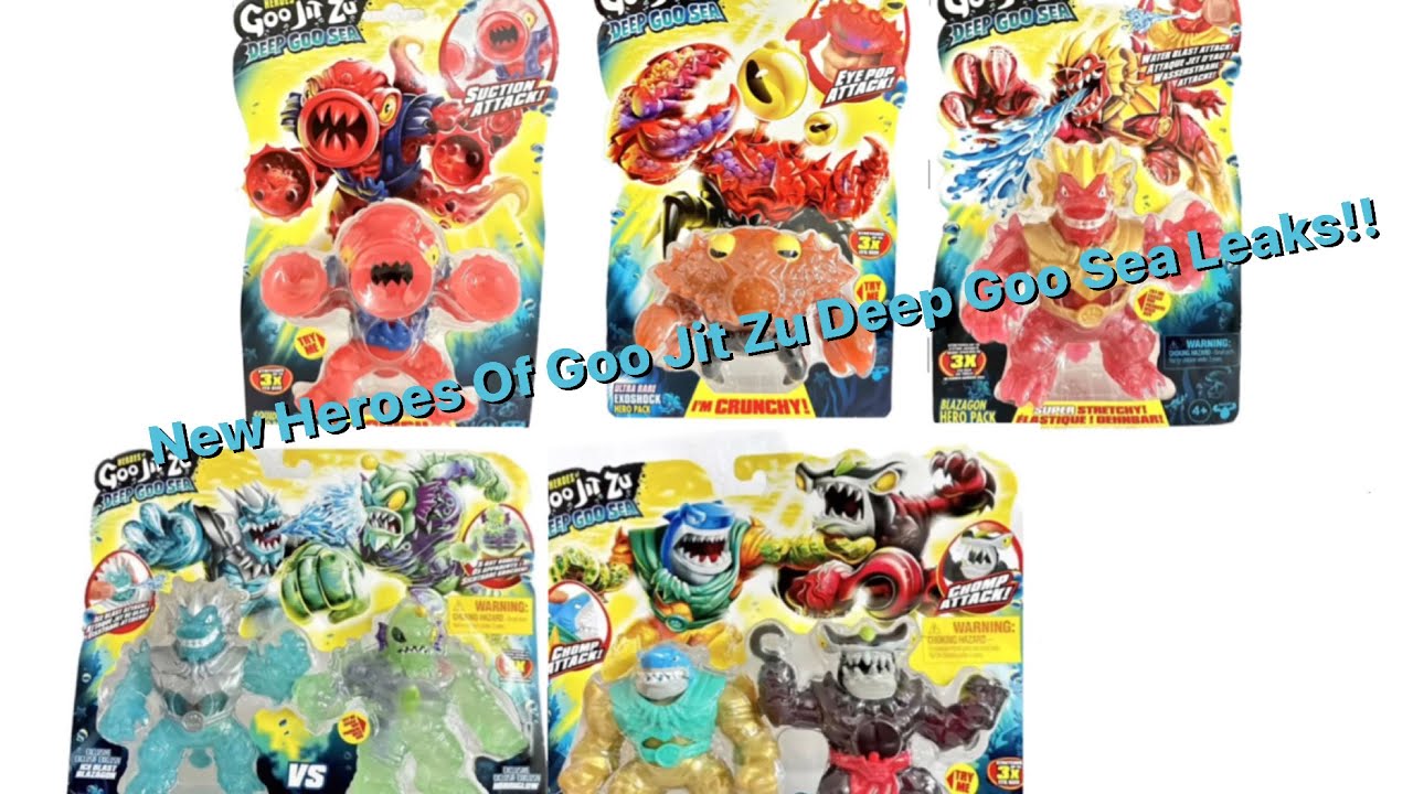 Heroes Of Goo Jit Zu Deep Goo Sea Squidor Moose Toys, 49% OFF