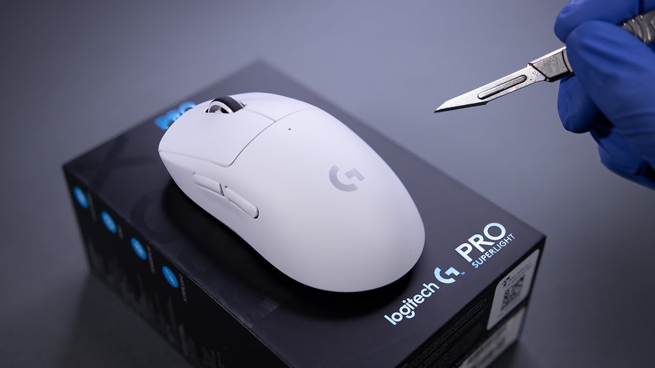 Logitech G Pro X Superlight Wireless Gaming Mouse Unboxing - ASMR ...