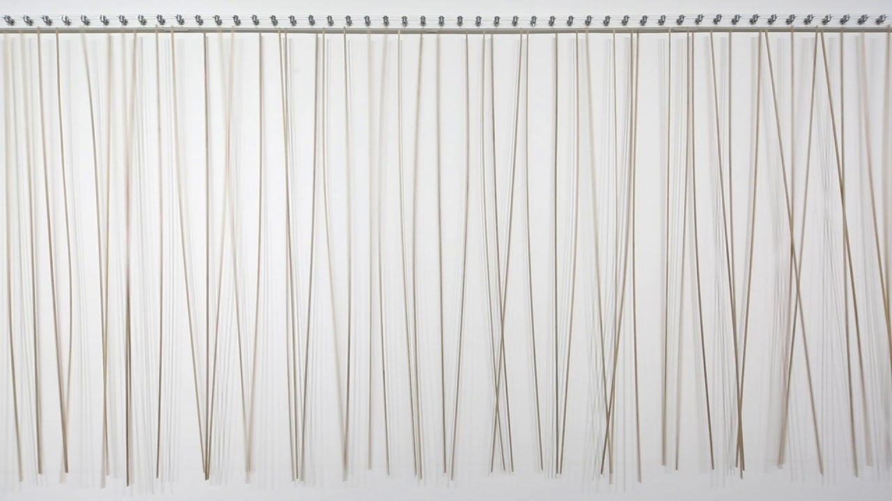 ZIMOUN - 192 Prepared DC-Motors, Wooden Sticks 2.4m, 2016-2019 - YouTube