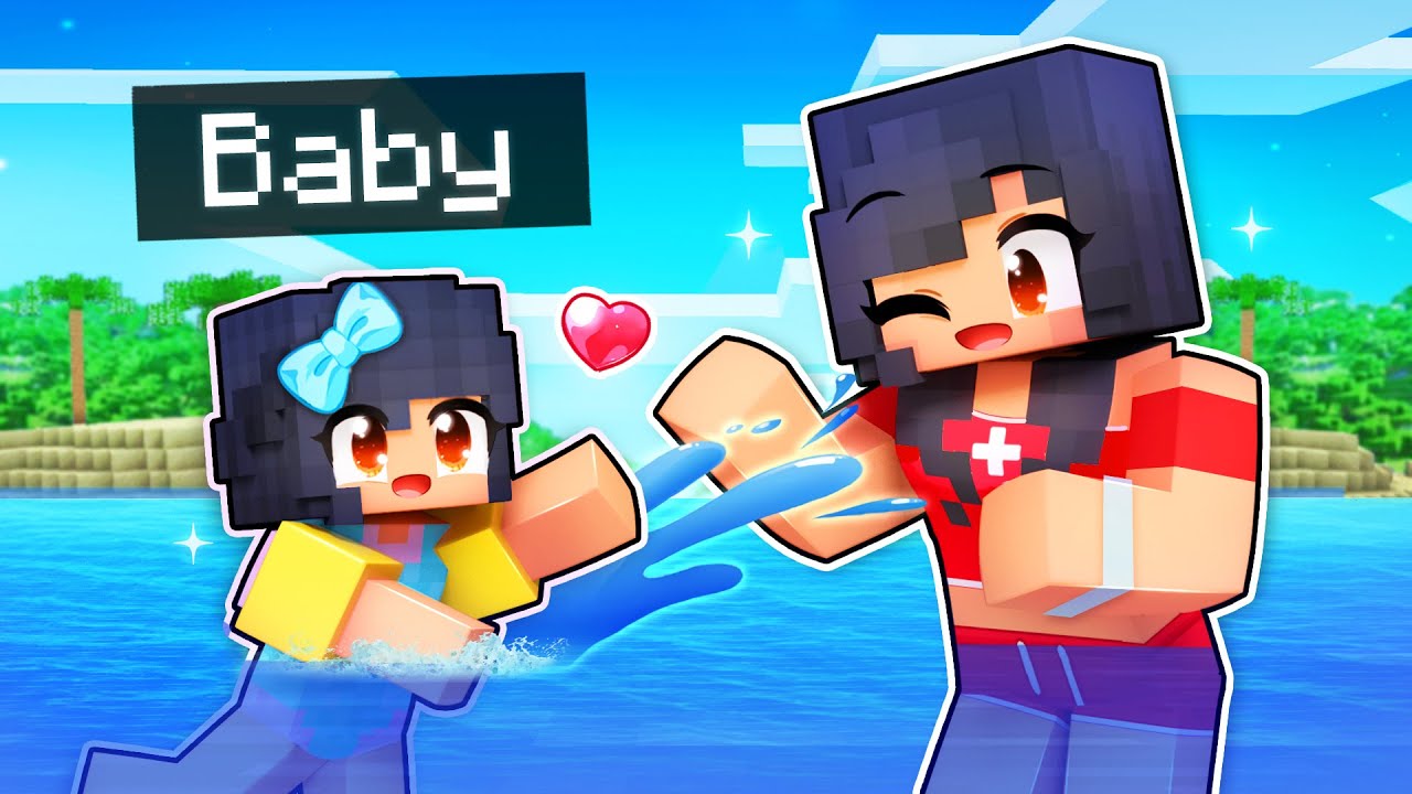 Teaching My Baby To Swim In Minecraft Aphmau Youtube Video No | My XXX ...