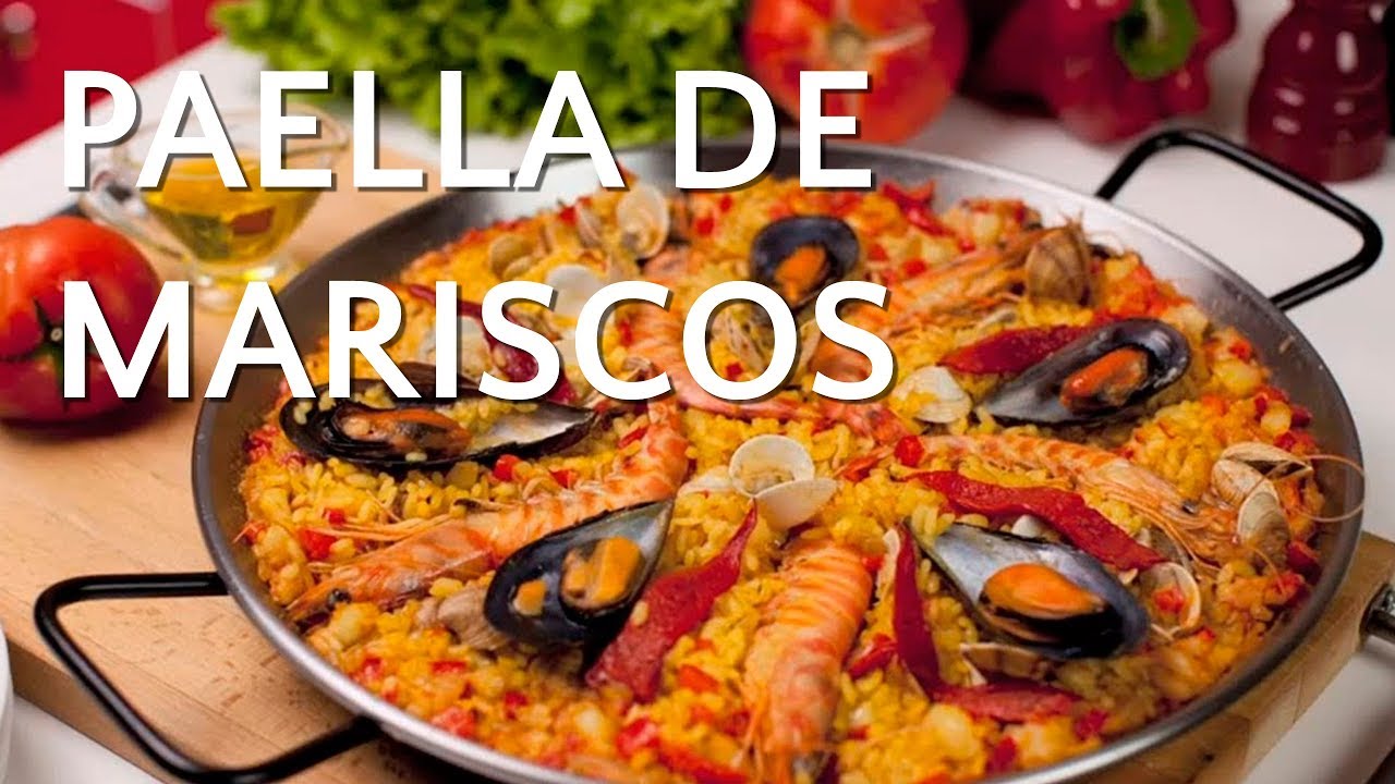 Paella de Marisco - Receta Arroz Brillante Sabroz - YouTube