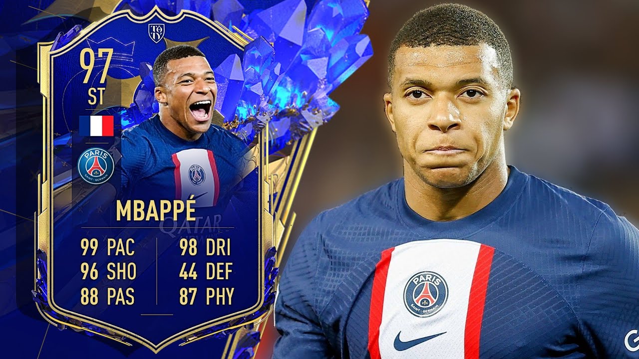 97 TOTY MBAPPE PLAYER REVIEW FIFA 23 - YouTube