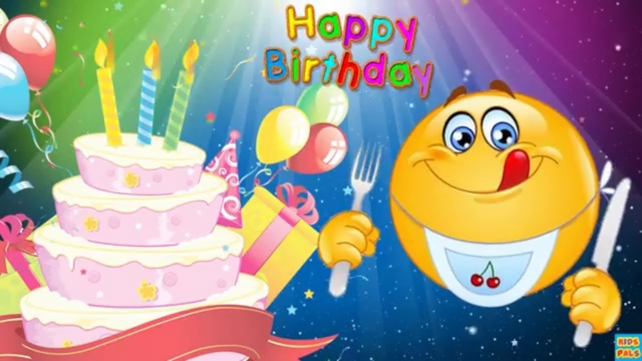 HAPPY BIRTHDAY SONG|Smiley Happy Birthday Song Emoji Acordes - Chordify