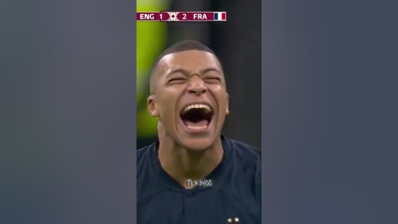 Mbappe laughing at Kane's missed penalty meme 😂 - YouTube