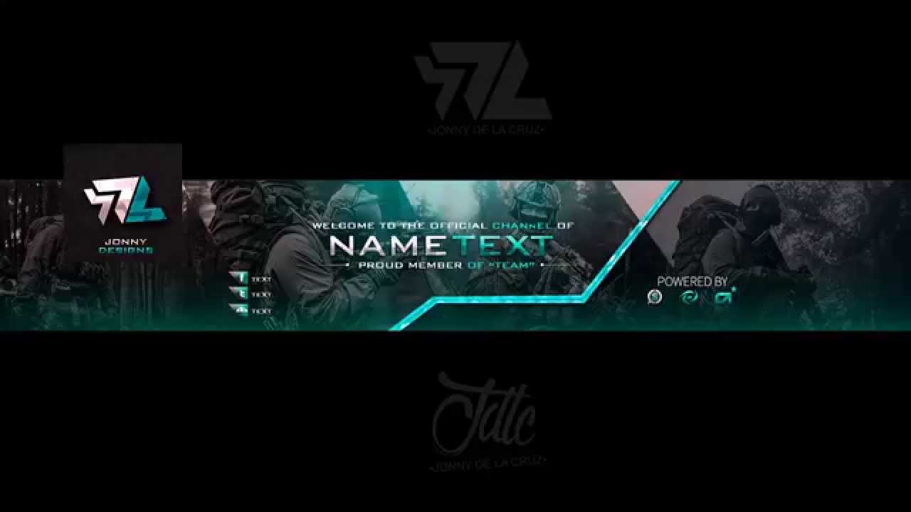 Free Youtube Banner Template #2 (PSD) +AVATAR - YouTube