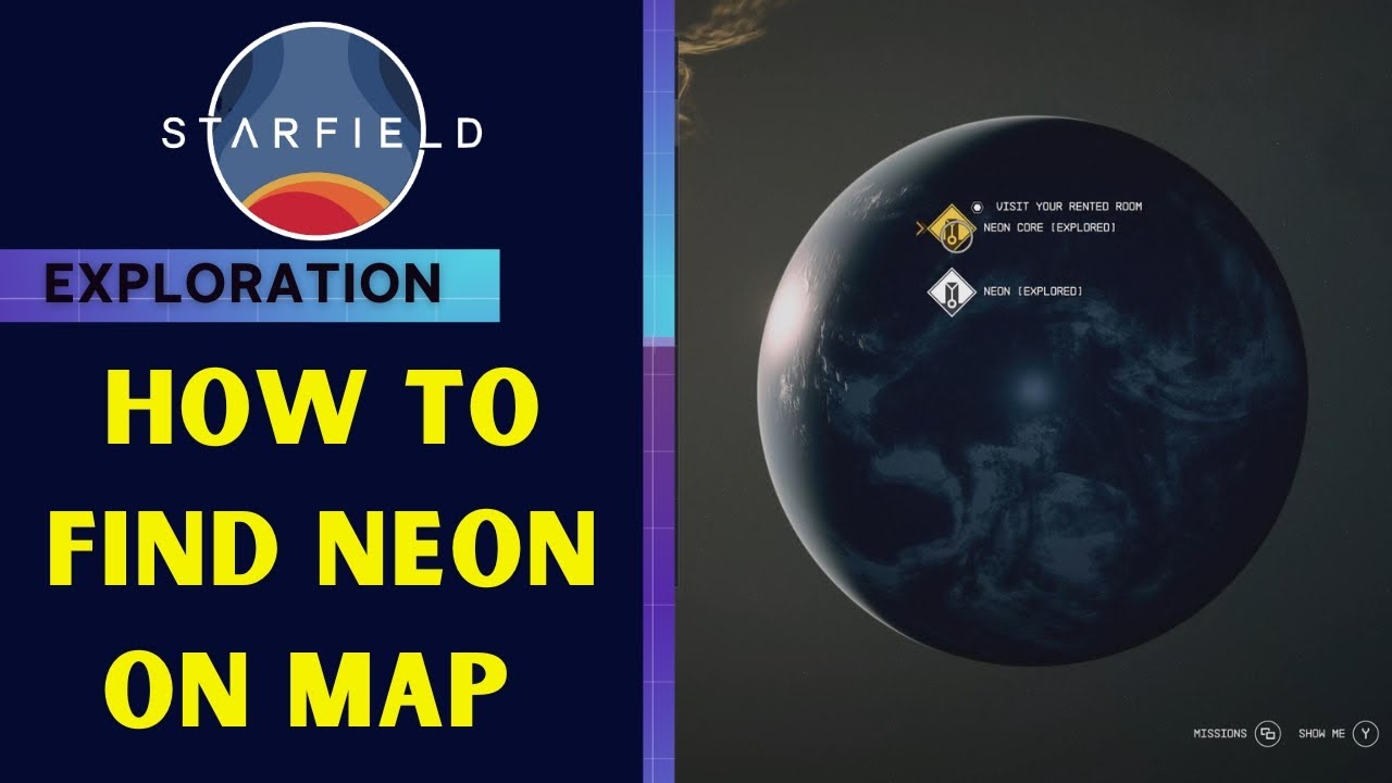 Starfield - How to find Neon and Neon Core on the map - YouTube