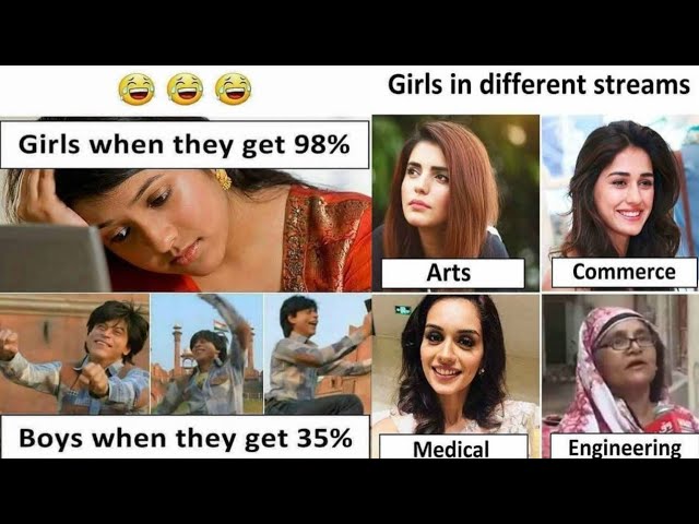 Funny Memes On Girls And Boys | Memes On Attitude For Girls And Boys | Part  283 | - Youtube