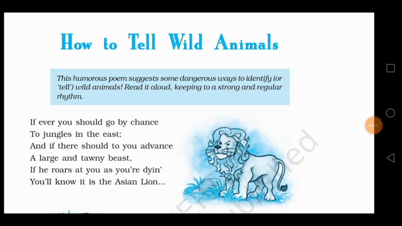 Top 188 + Ncert class 10 english how to tell wild animals solutions ...