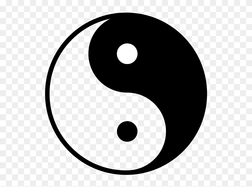 Ying Yang Clip Art, HD Png Download - 566x800 (#6824943) - PinPng