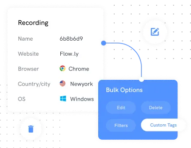 manage recordings