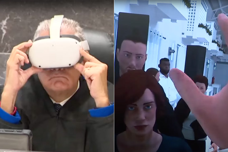 Florida Judge VR Headset Simulation Crime