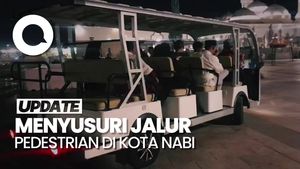 Naik Mobil Golf Menyusuri Jalur Pedestrian dari Masjid Nabawi ke Masjid Quba