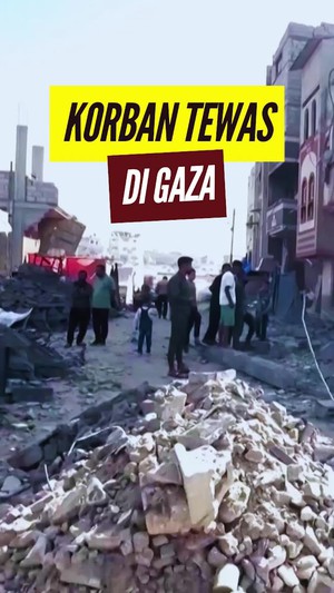 Video: Korban Tewas Akibat Serangan Israel di Gaza Tembus 45 Ribu Orang