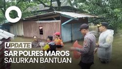 Video: Banjir Melanda Maros Sulsel, Sejumlah Warga Enggan Dievakuasi