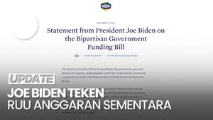 Video: Cegah Pemerintah AS Tutup, Biden Teken RUU Anggaran