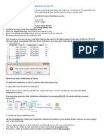 Topic 2 Data Validation