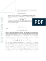 Extreme Values of The Argument of The Riemann Zeta Function Alexander Dobner - Andres Chirre - K.seip