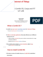 Tutorial On Contiki OS, Cooja and FIT Iot-Lab: Internet of Things