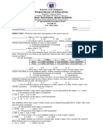 Grade-10-Math-2024 3rd Quarter Exam