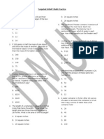 Targeted SHSAT Math Practice