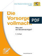 Vorsorgevollmacht 5 Auflage