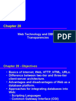 Web Technology and Dbmss Transparencies