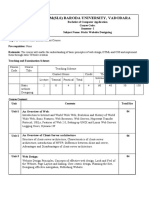 BCA - SEM-1 - Static Website Designing - Syllabus