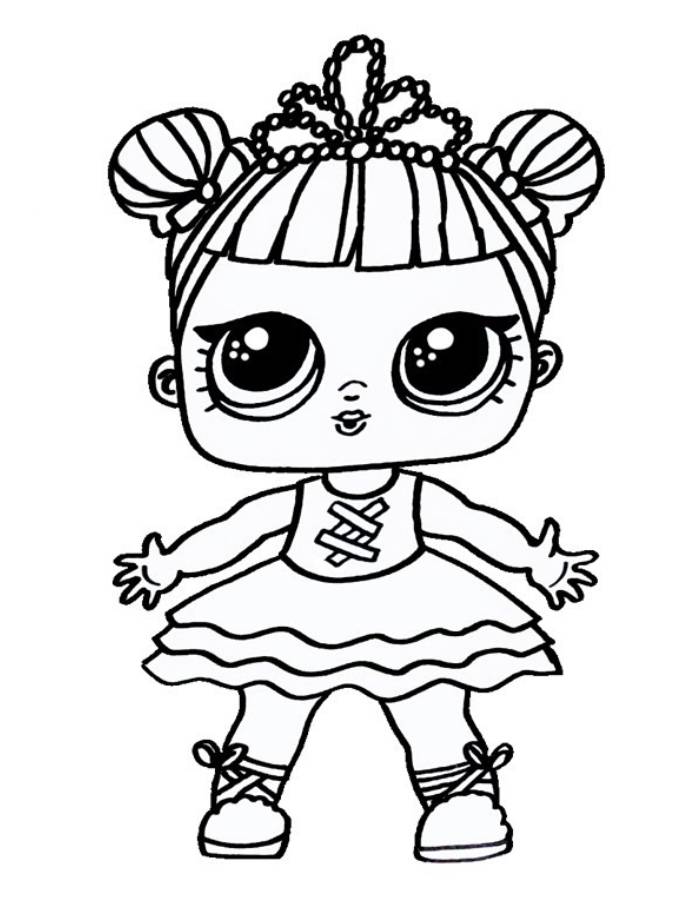 Lol Dolls Coloring Pages - Free Printable