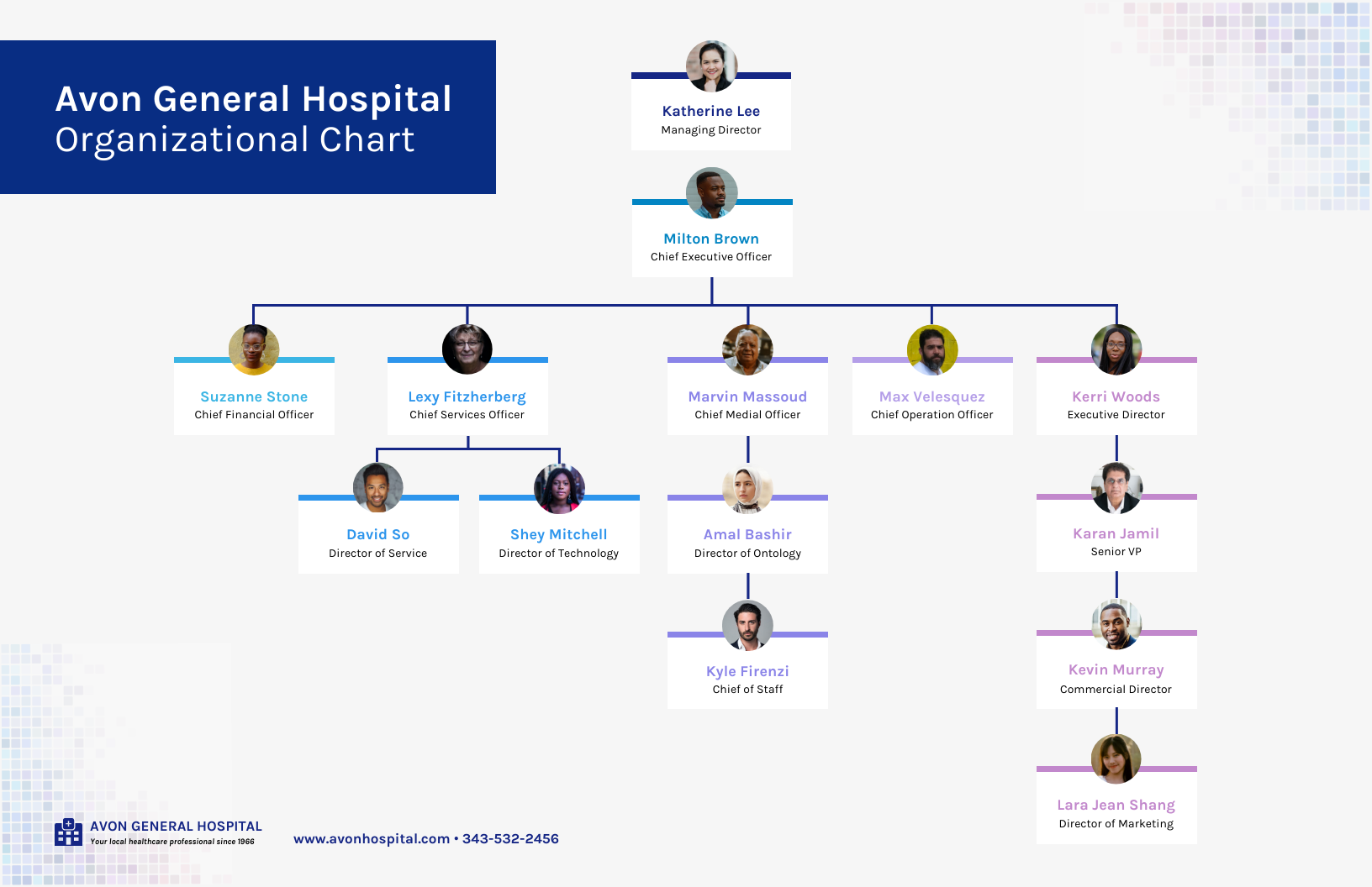 Hospital Organizational Chart Template