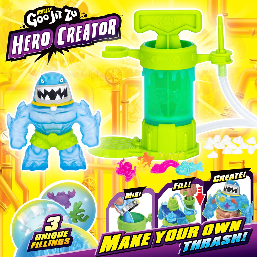 Heroes of Goo Jit Zu: Hero Creator Pack – Make Your Own Thrash | Smyths ...