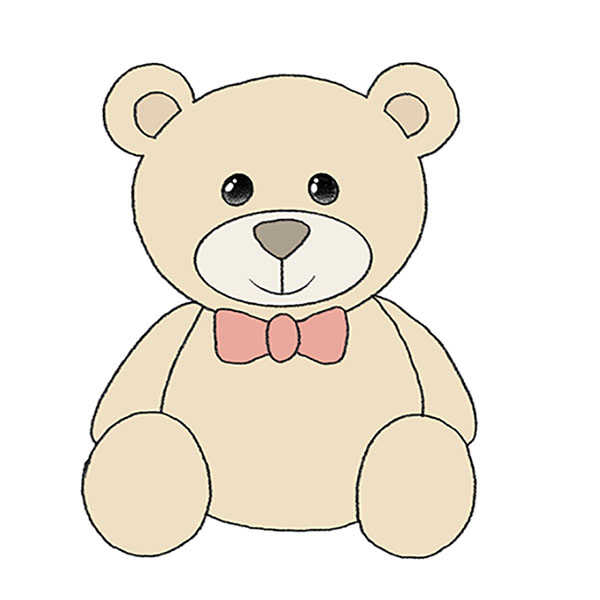 how to draw a teddy bear