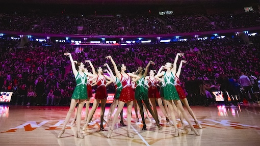 Rockettes at Knicks game