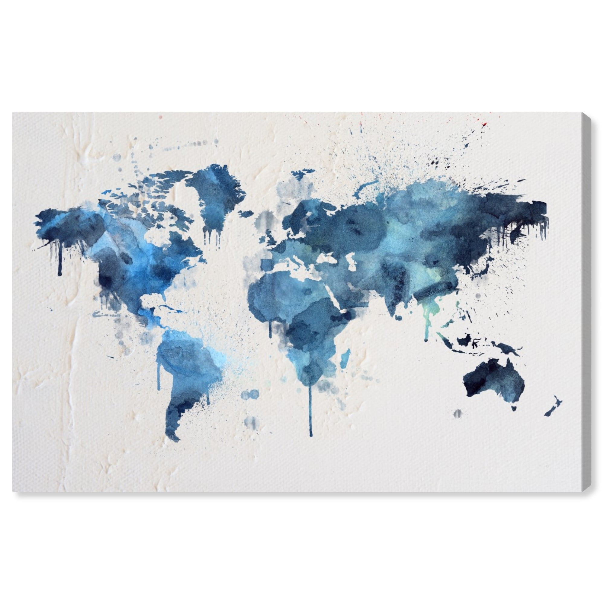 Wynwood Studio Printed World Maps Canvas Art Print - Walmart.com