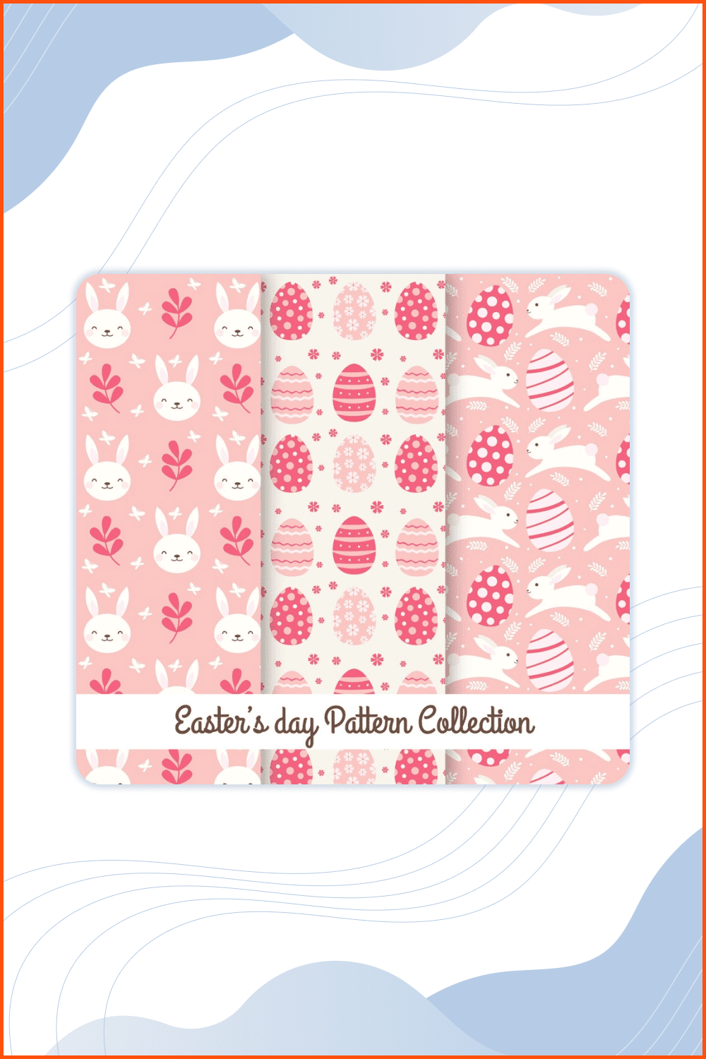 Easter day pattern collection.