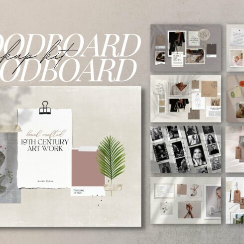 Moodboard Mockup Scene Creator Canva cover image.