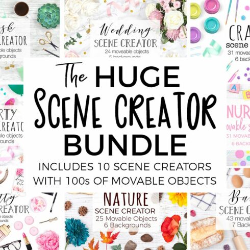 The HUGE Scene Creator Bundle cover image.