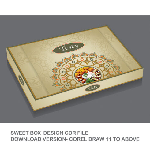 SWEET BOX DESIGN CDR FILE DOWNLOAD VERSION- COREL DRAW 11 TO ABOVE FULL EDITABLE WITH FONT cover image.