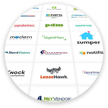 Array of logos of ResMan Integrations partners